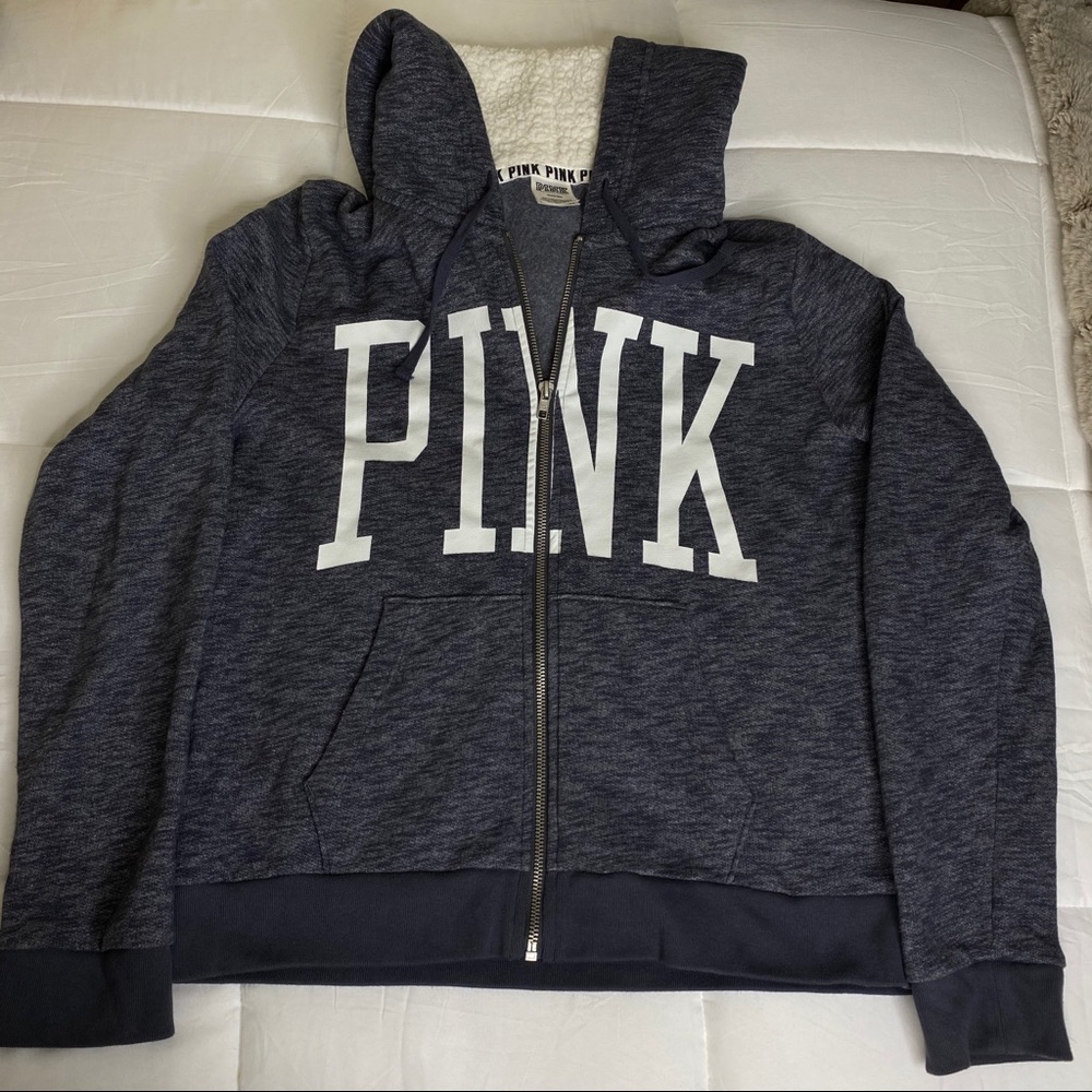 Pink zipper up